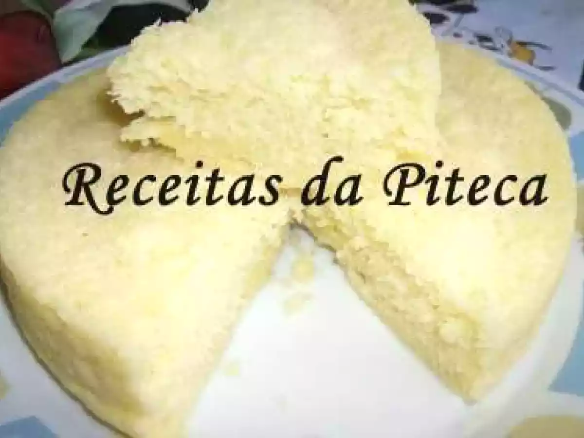 Bolo de côco no microondas