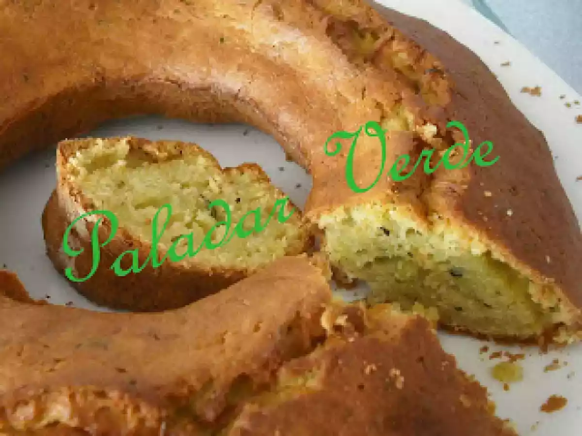 Bolo de courgette - ovovegetariano