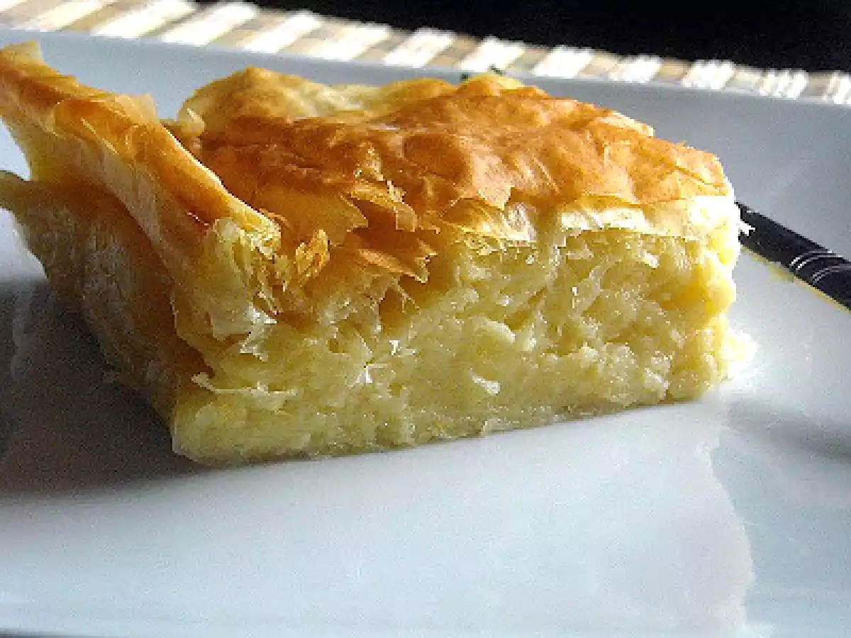 Bolo de creme com massa filo - foto 2