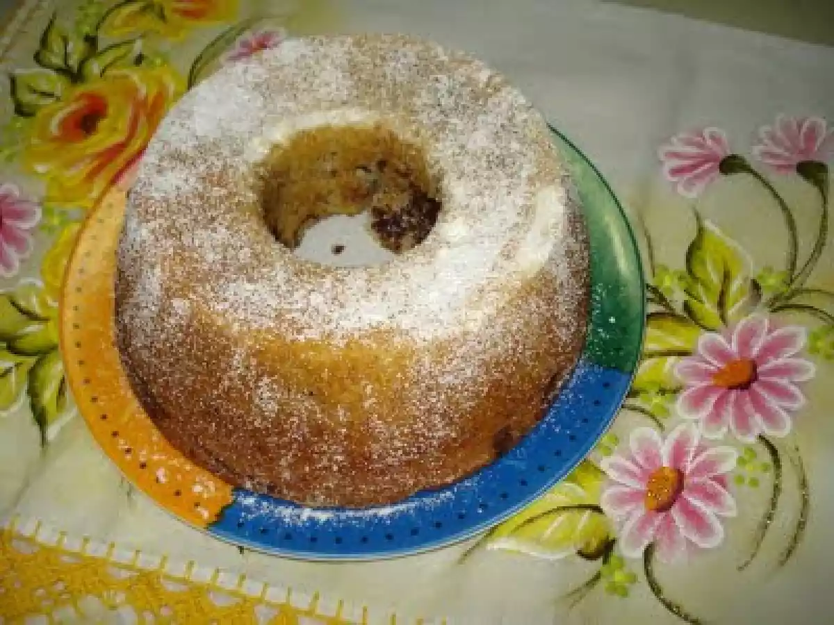 Bolo de Creme de Arroz Fofinho.