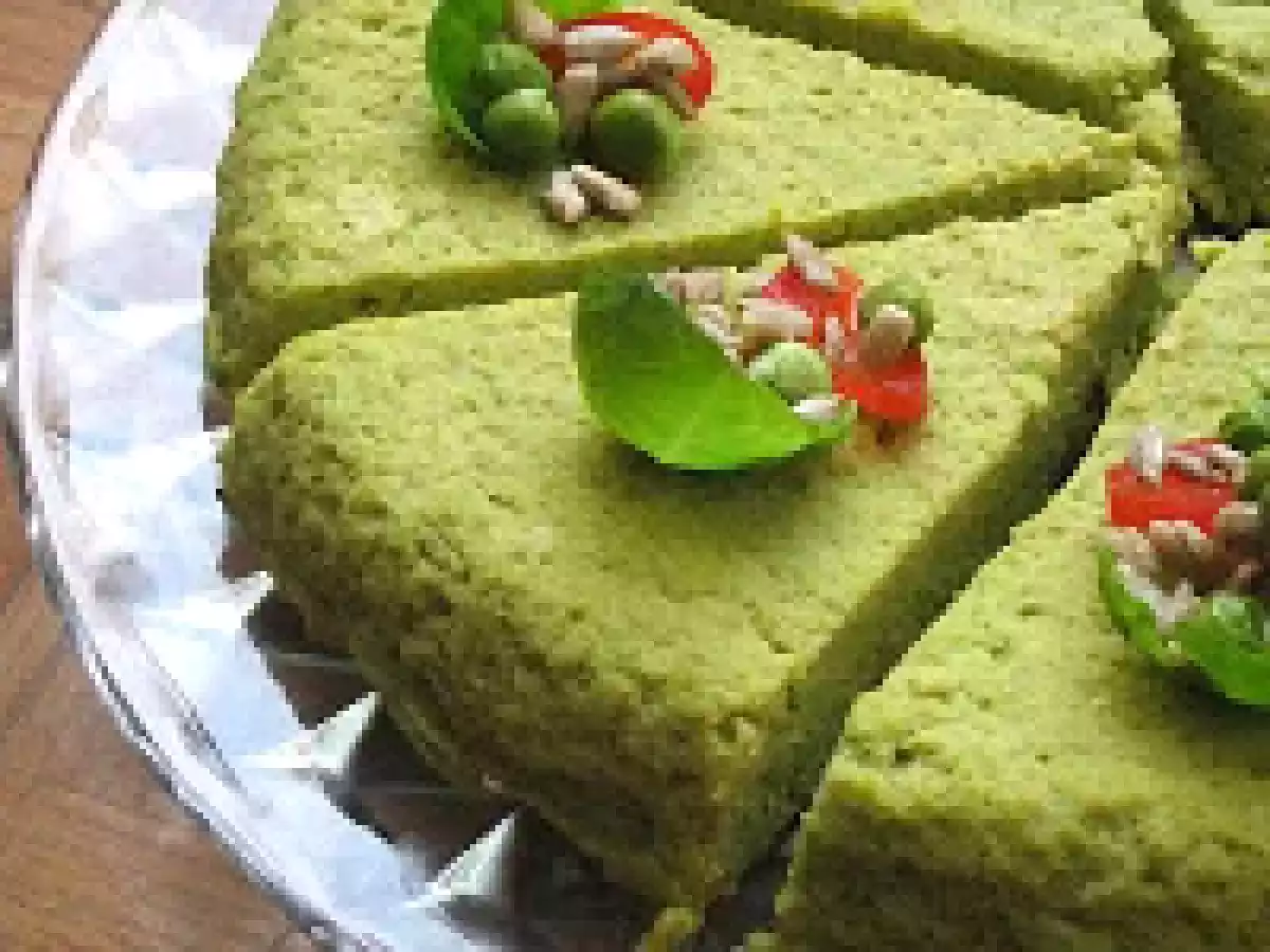 Bolo de Ervilhas (ovo-lacto)