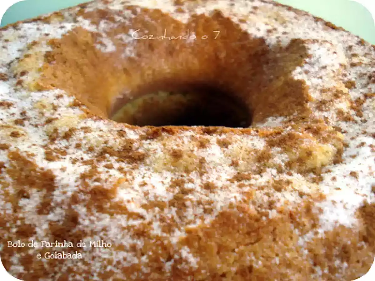 Bolo de Farinha de Milho com Goiabada - foto 2