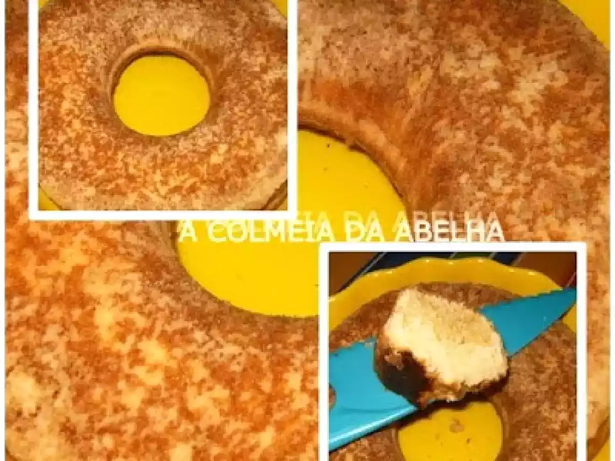 BOLO DE FÉCULA DE BATATA E NATAS