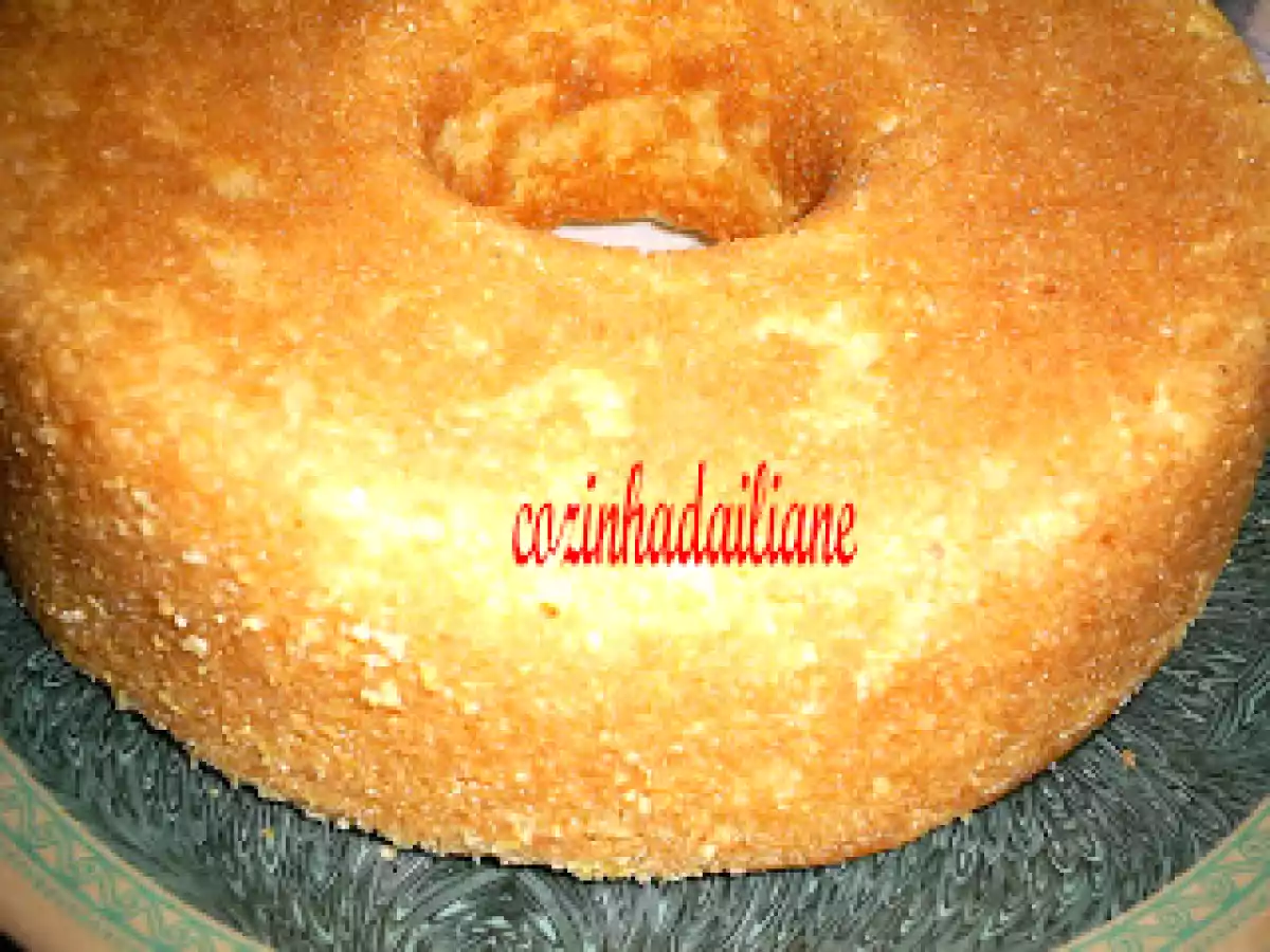 Bolo de flocos de milho