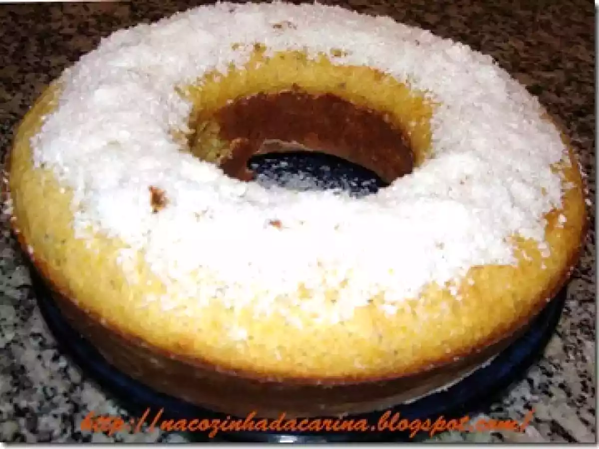 Bolo de Fubá com Coco Diet/Light