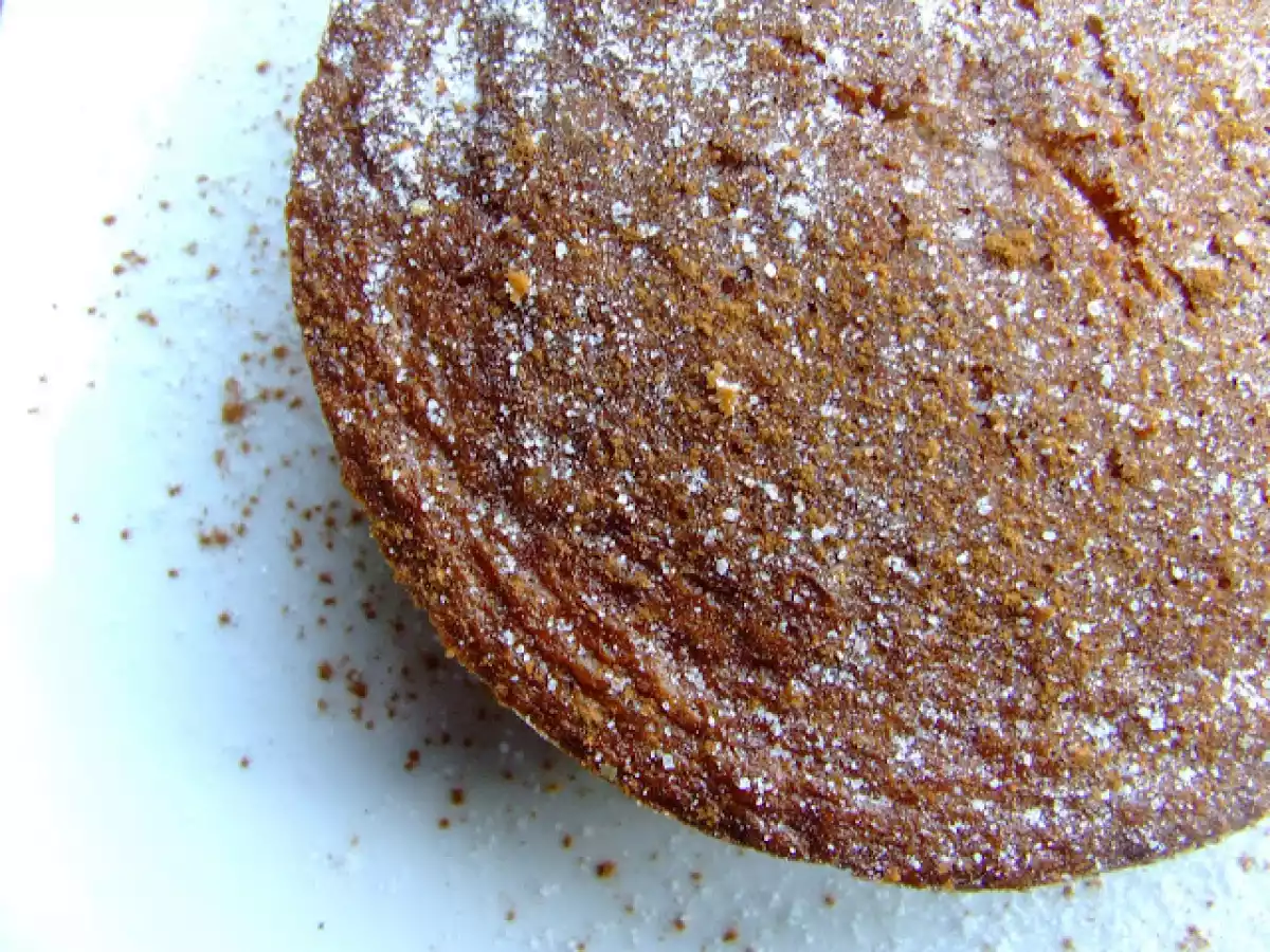 Bolo de gengibre e canela