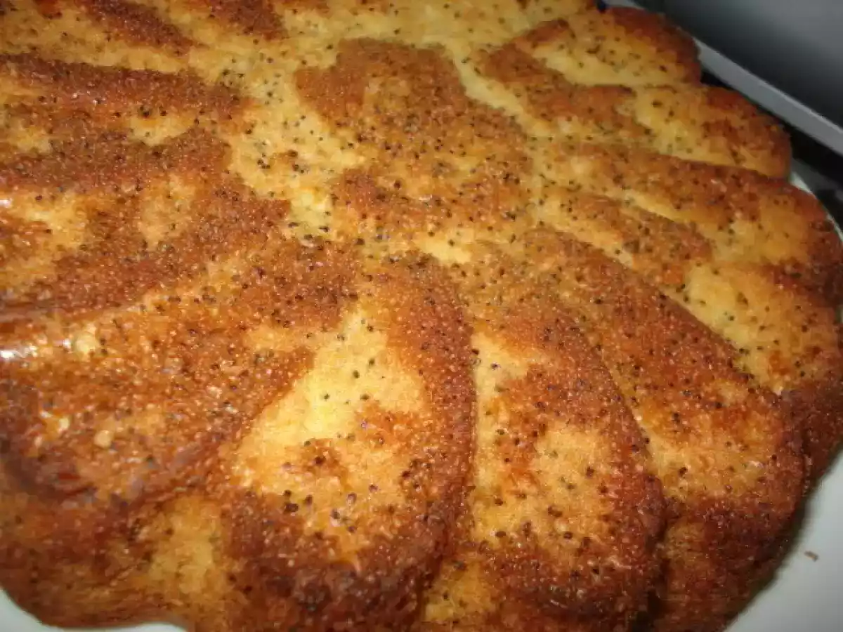 BOLO DE IOGURTE AROMATIZADO DE RASPAS DE LIMÃO, ENRIQUECIDO DE SEMENTES DE PAPOILA - foto 6