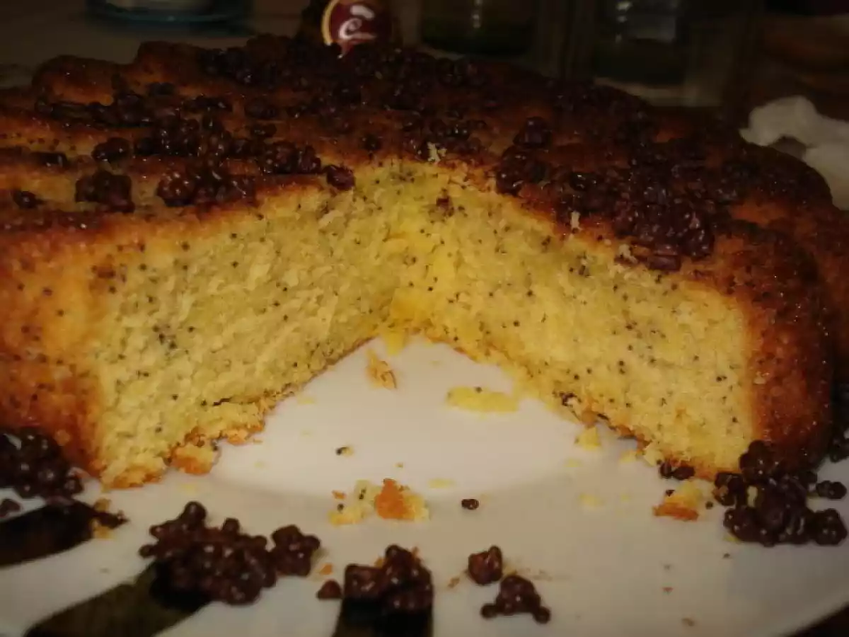 BOLO DE IOGURTE AROMATIZADO DE RASPAS DE LIMÃO, ENRIQUECIDO DE SEMENTES DE PAPOILA - foto 9