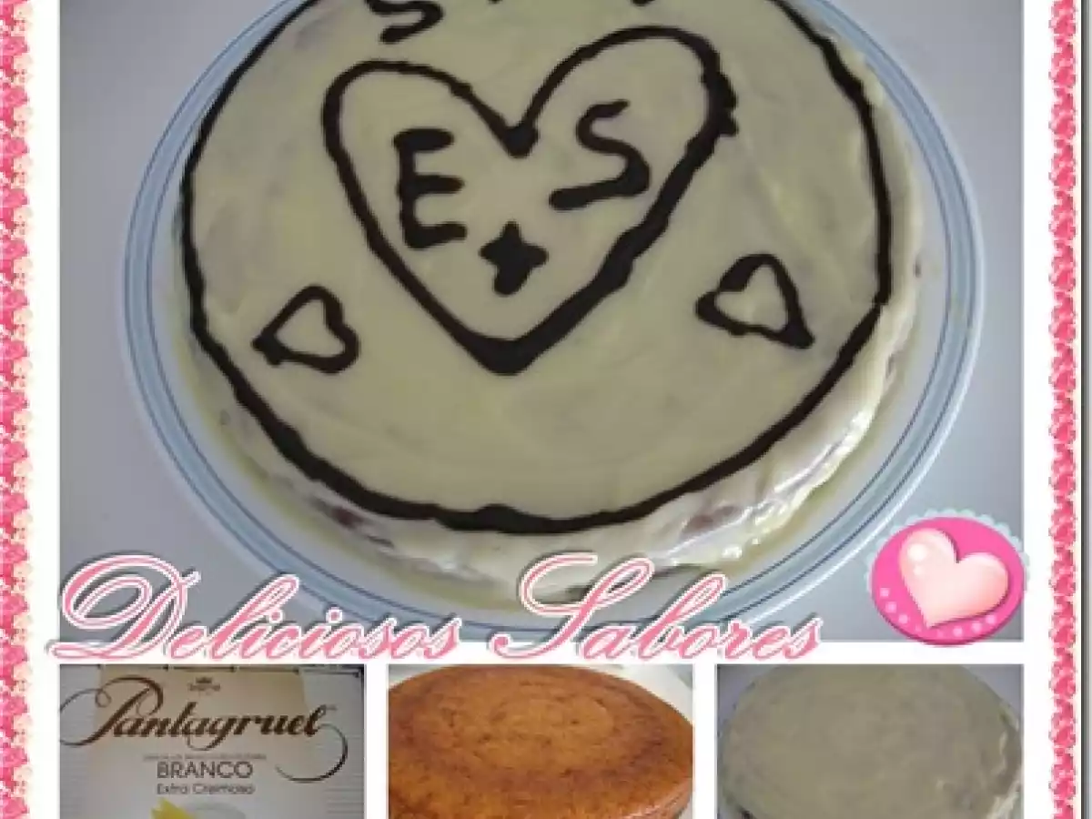 Bolo de Iogurte Branco * Aniversário