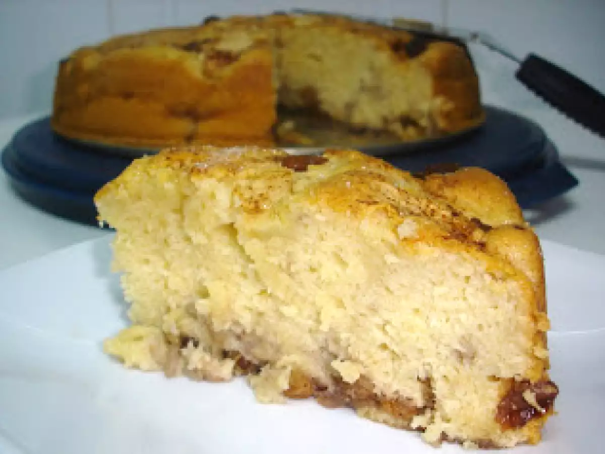 Bolo de Iogurte com Miminho de Maçã, Passas e Amêndoa - foto 3