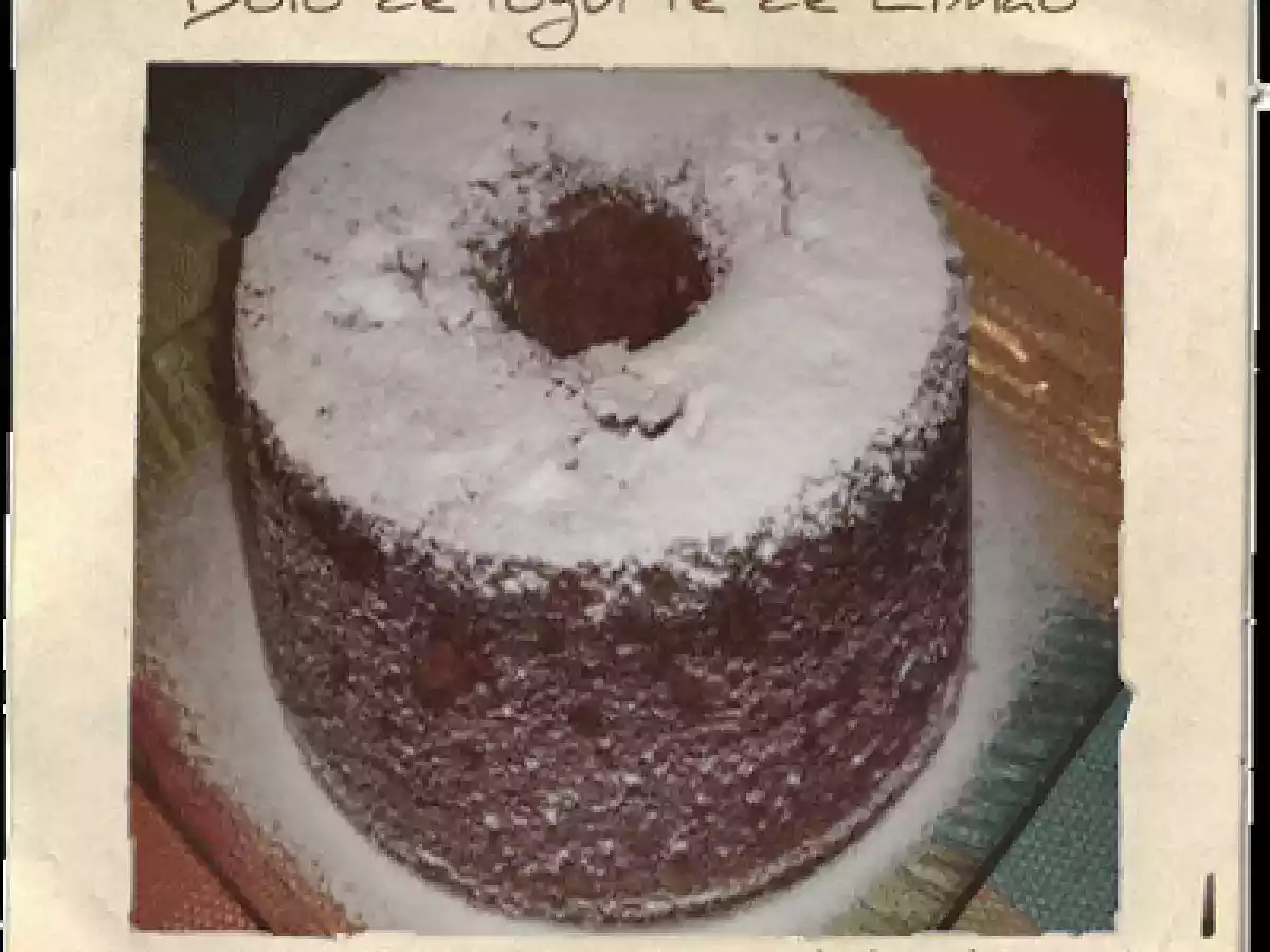 Bolo de Iogurte de Limão