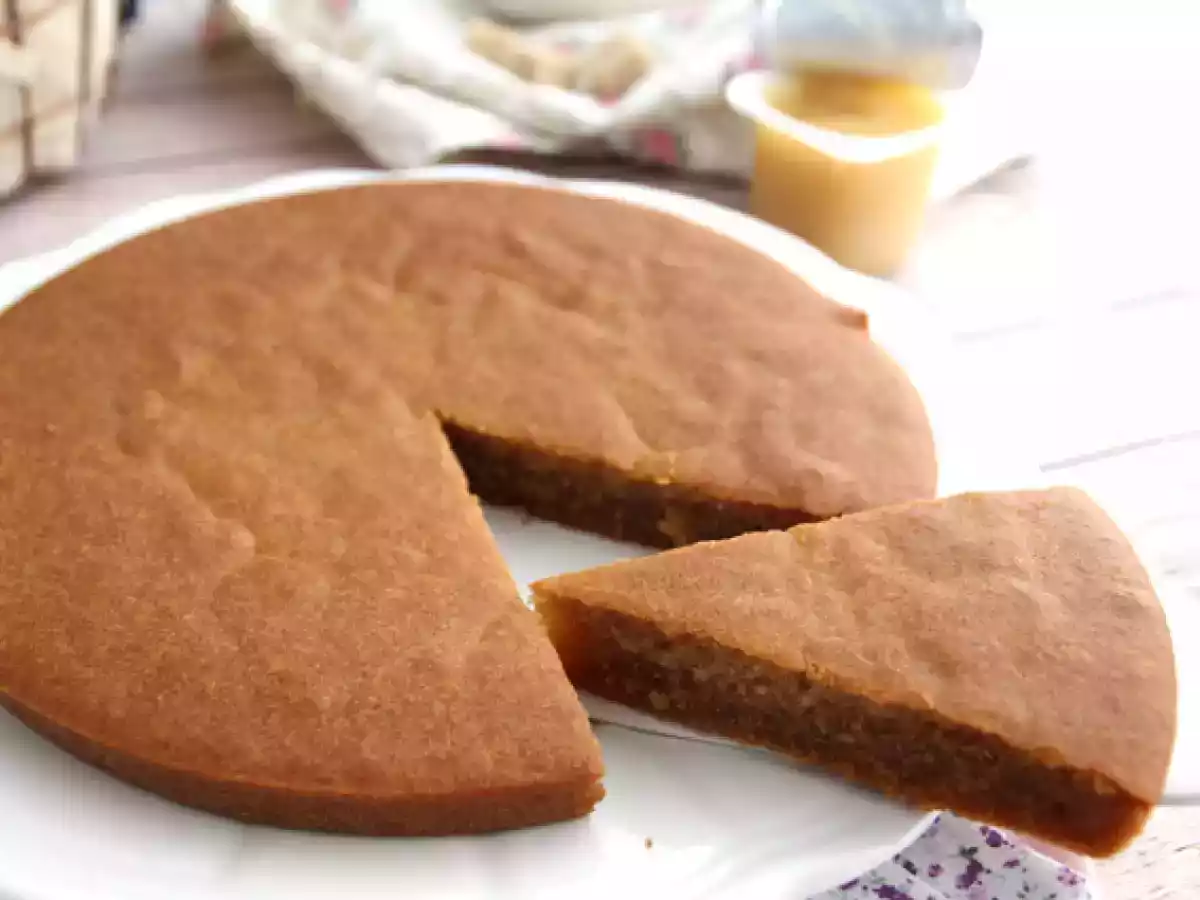 Bolo de iogurte de soja e compota de maçã (vegan e sem gluten) - foto 3