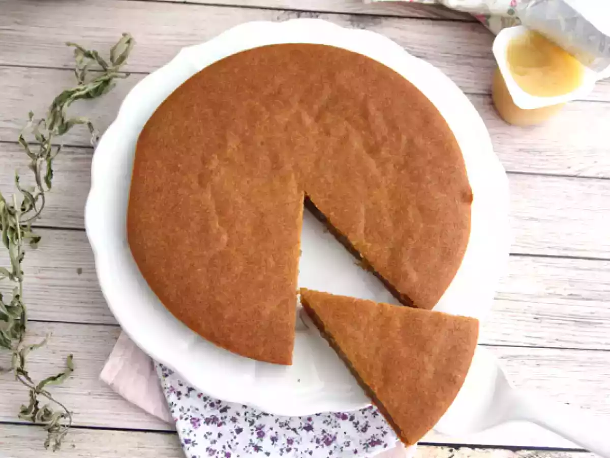 Bolo de iogurte de soja e compota de maçã (vegan e sem gluten) - foto 4