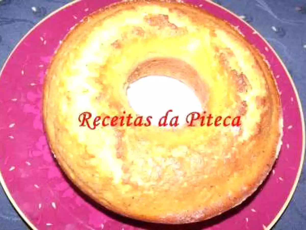 Bolo de iogurte e amêndoas