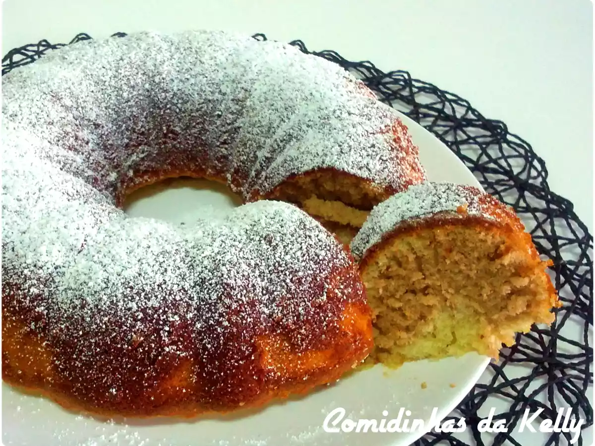 Bolo de iogurte mármore