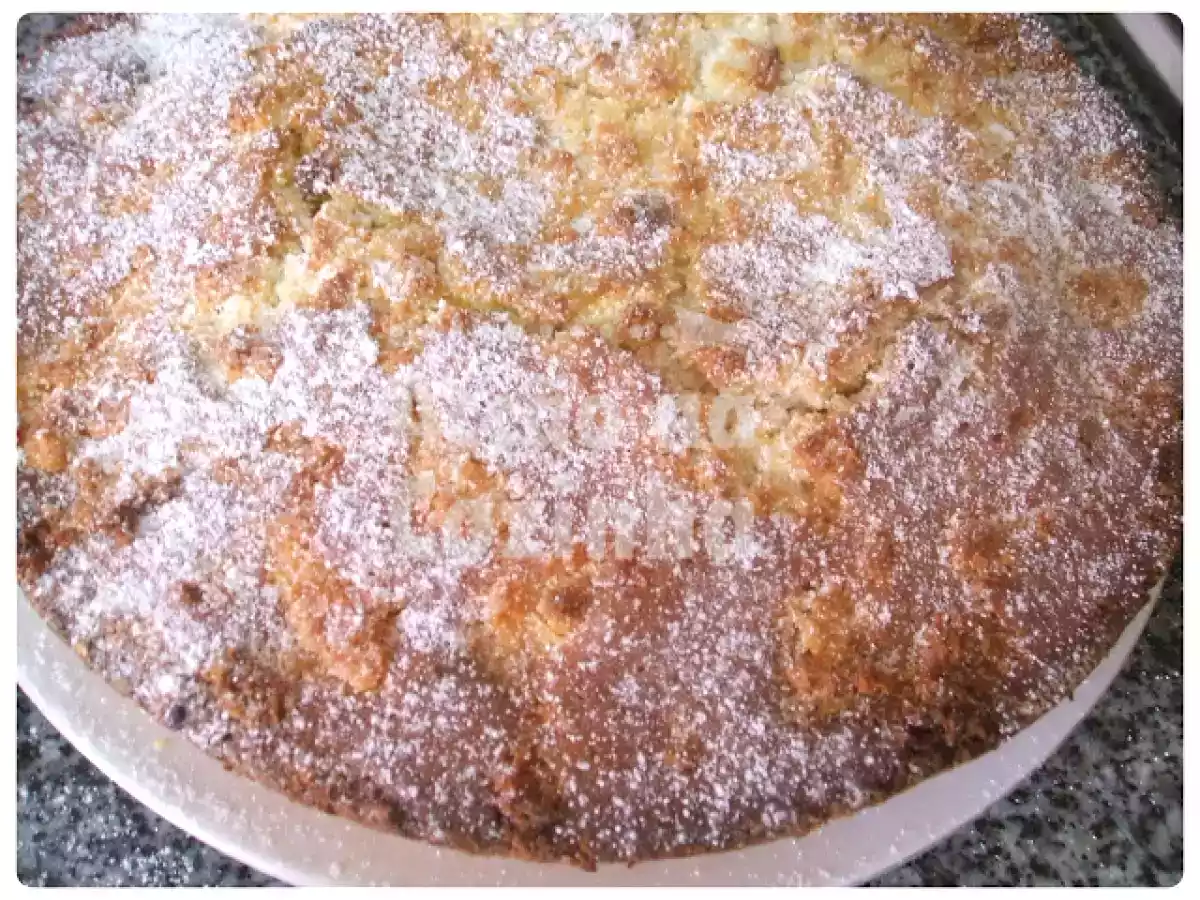 Bolo de laranja, cenoura e crosta de côco na Bimby