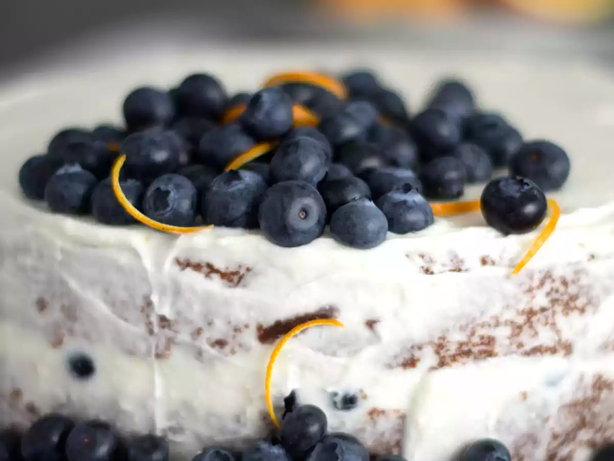 Bolo de Laranja com Cardamomo e Mirtilos - foto 3