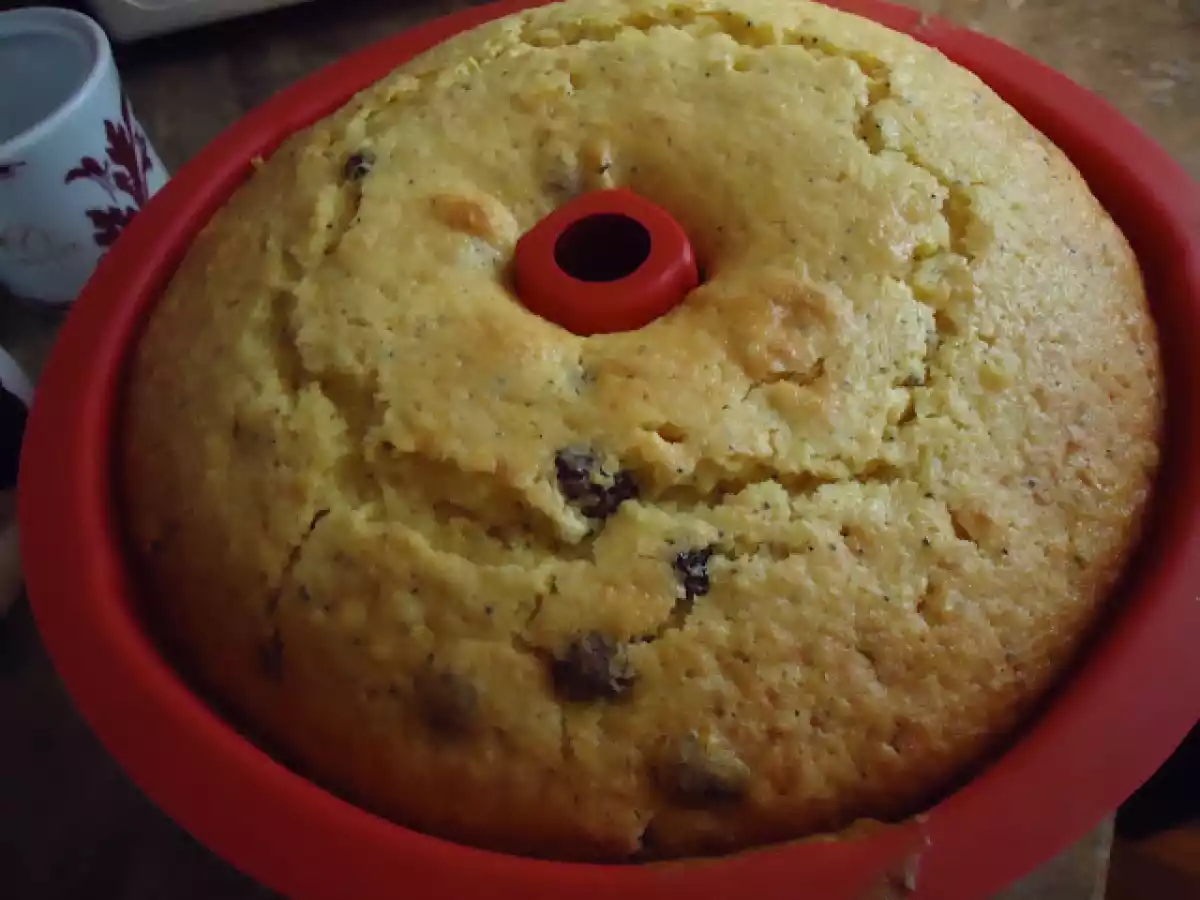 Bolo de laranja com casca e arandos - foto 5