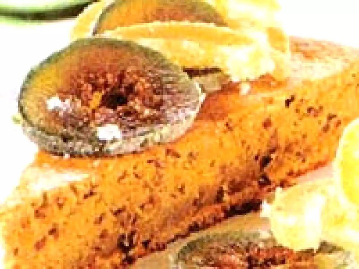 BOLO DE LARANJA COM GENGIBRE E LINHAÇA
