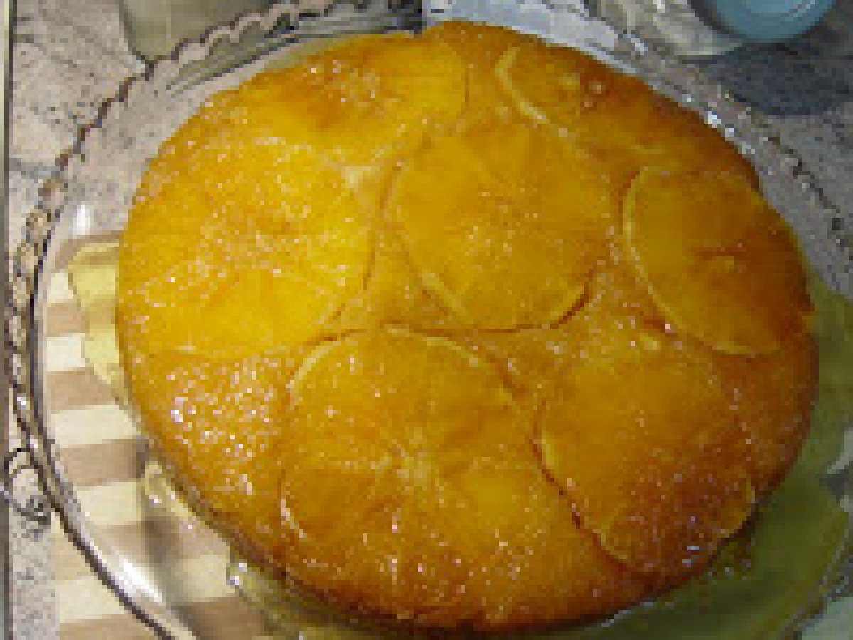 Bolo de laranja com golden syrup