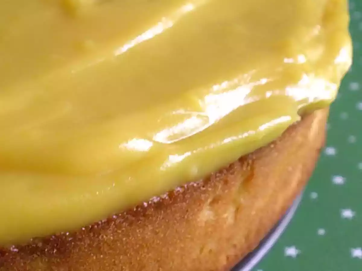 Bolo de Laranja com Orange Curd