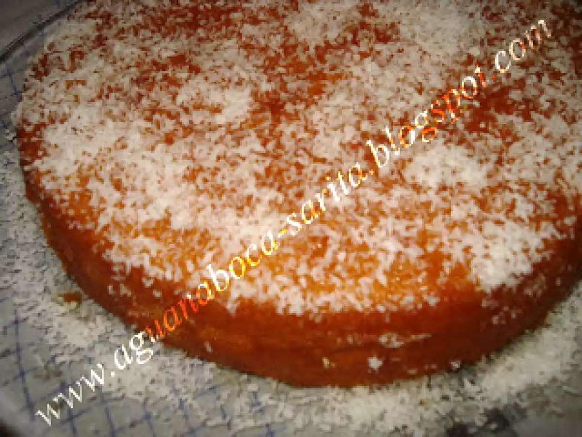 Bolo de laranja e côco