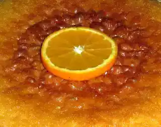 Bolo de laranja ensopado