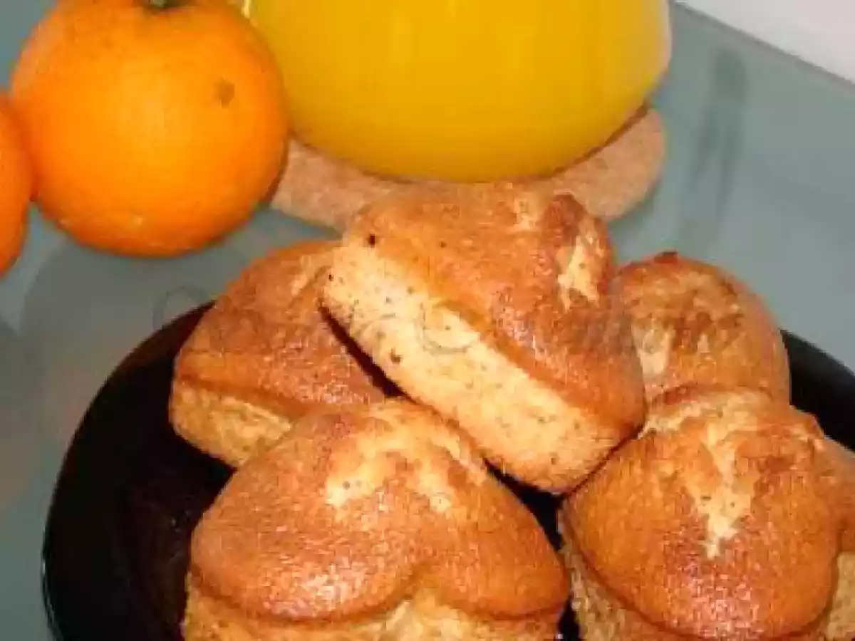 Bolo de Laranja, Iogurte, Sementes de Papoila e Farinha Integral