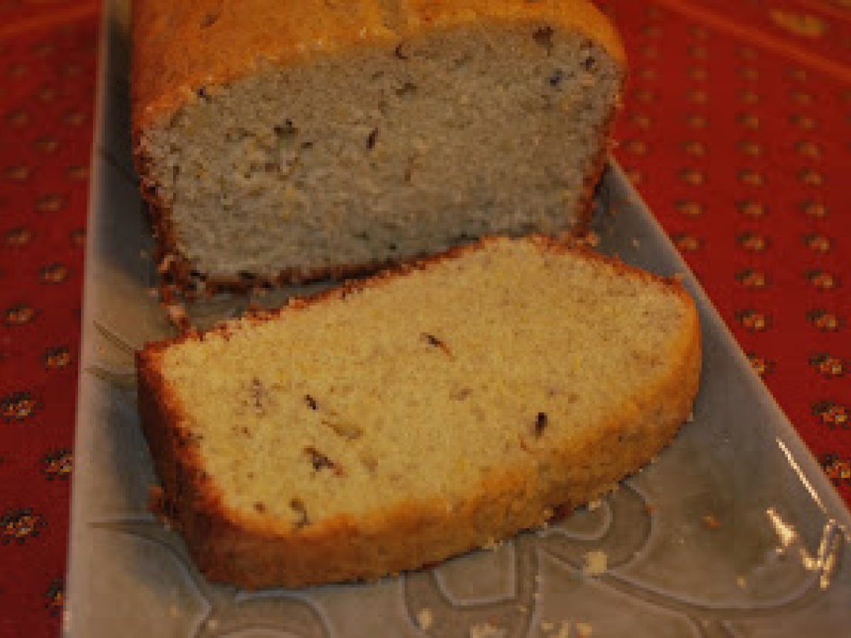 Bolo de lavanda e limão