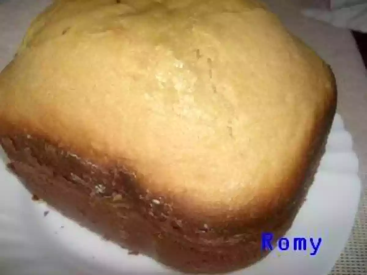 Bolo de leite creme na máquina
