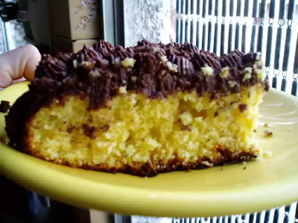 Bolo de limão com mousse de chocolate - foto 2