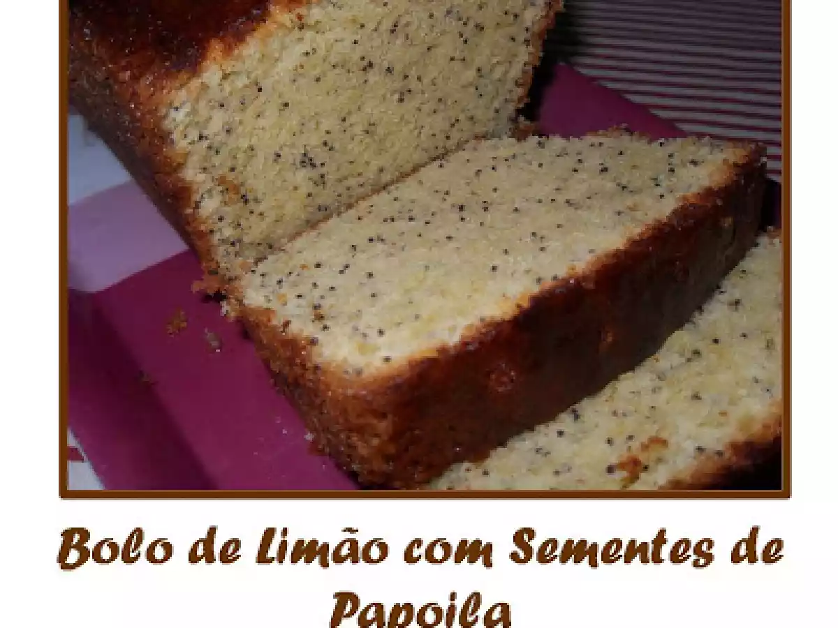 Bolo de Limão com Sementes de Papoila - foto 2