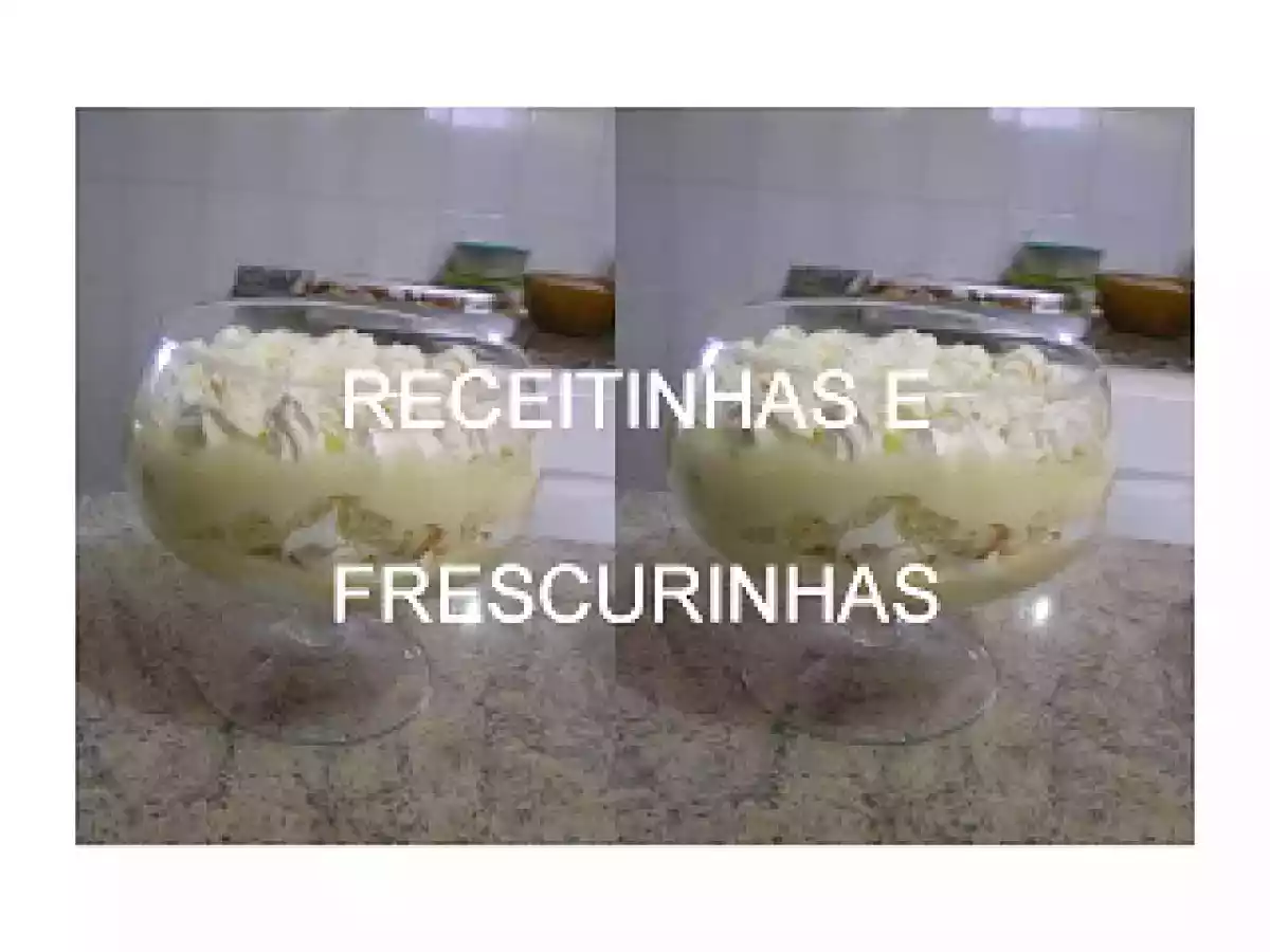 Bolo de limão na taça