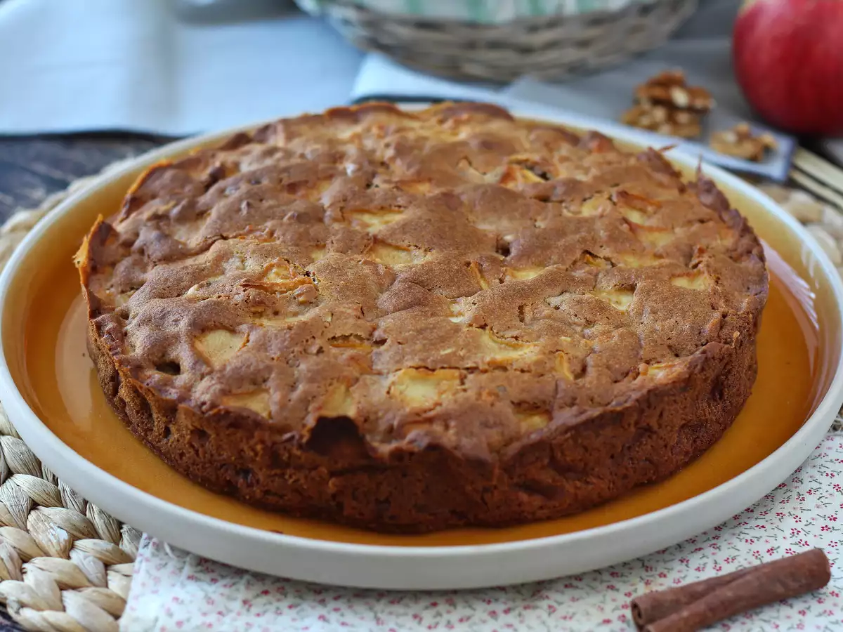 Bolo de maçã com canela e nozes - foto 5
