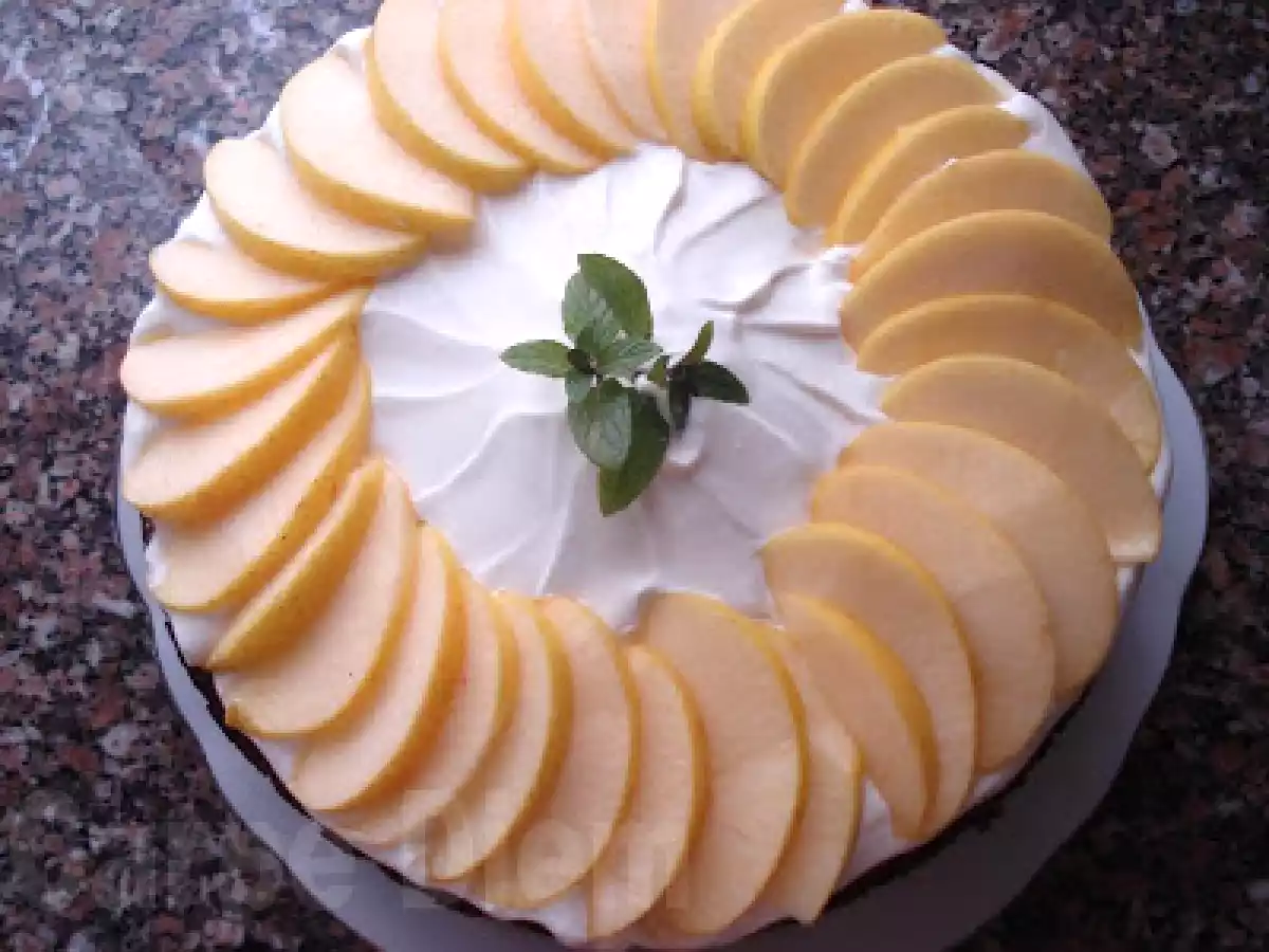 Bolo de maçã e canela com queijo mascarpone - foto 3