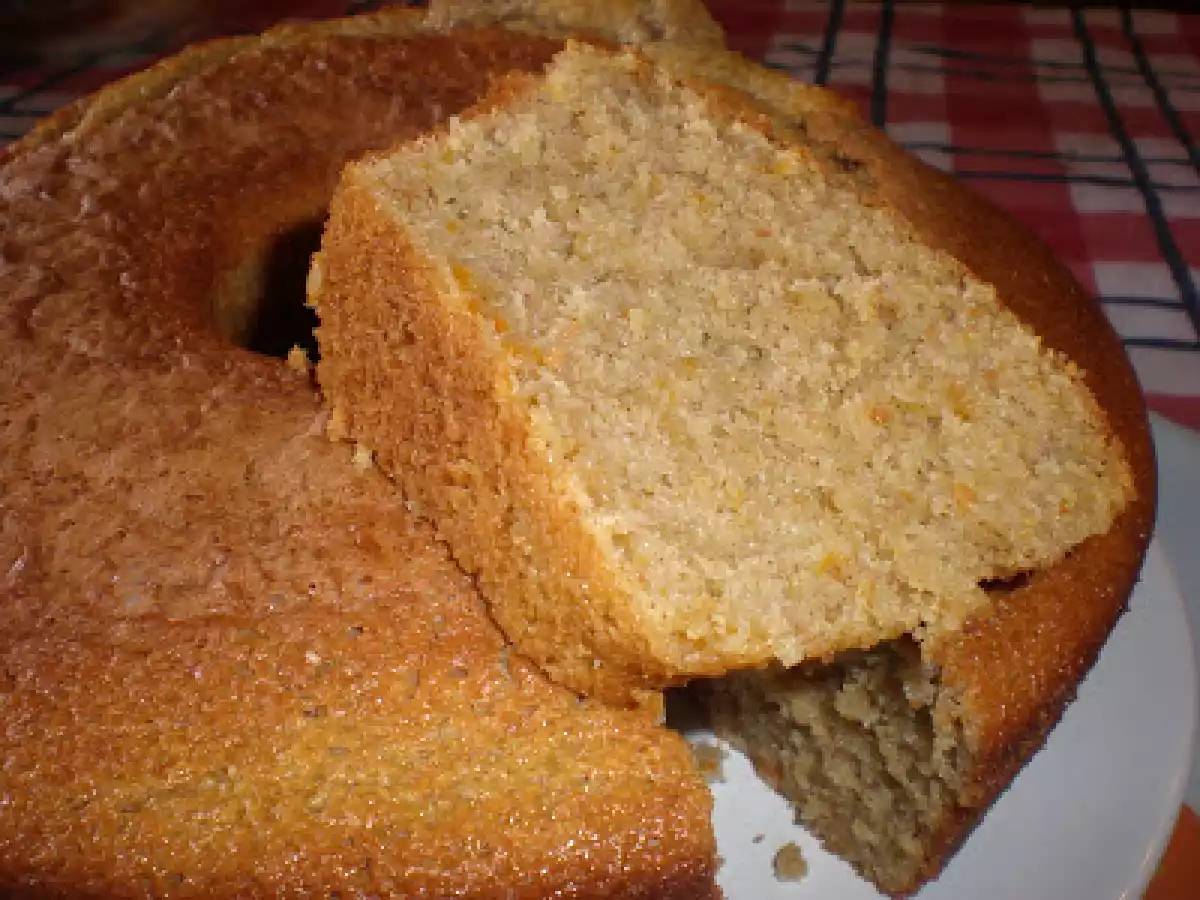 Bolo de maçã e cenoura
