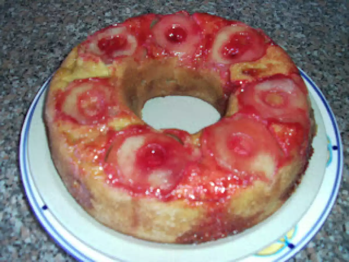 Bolo de Maçã e Groselha