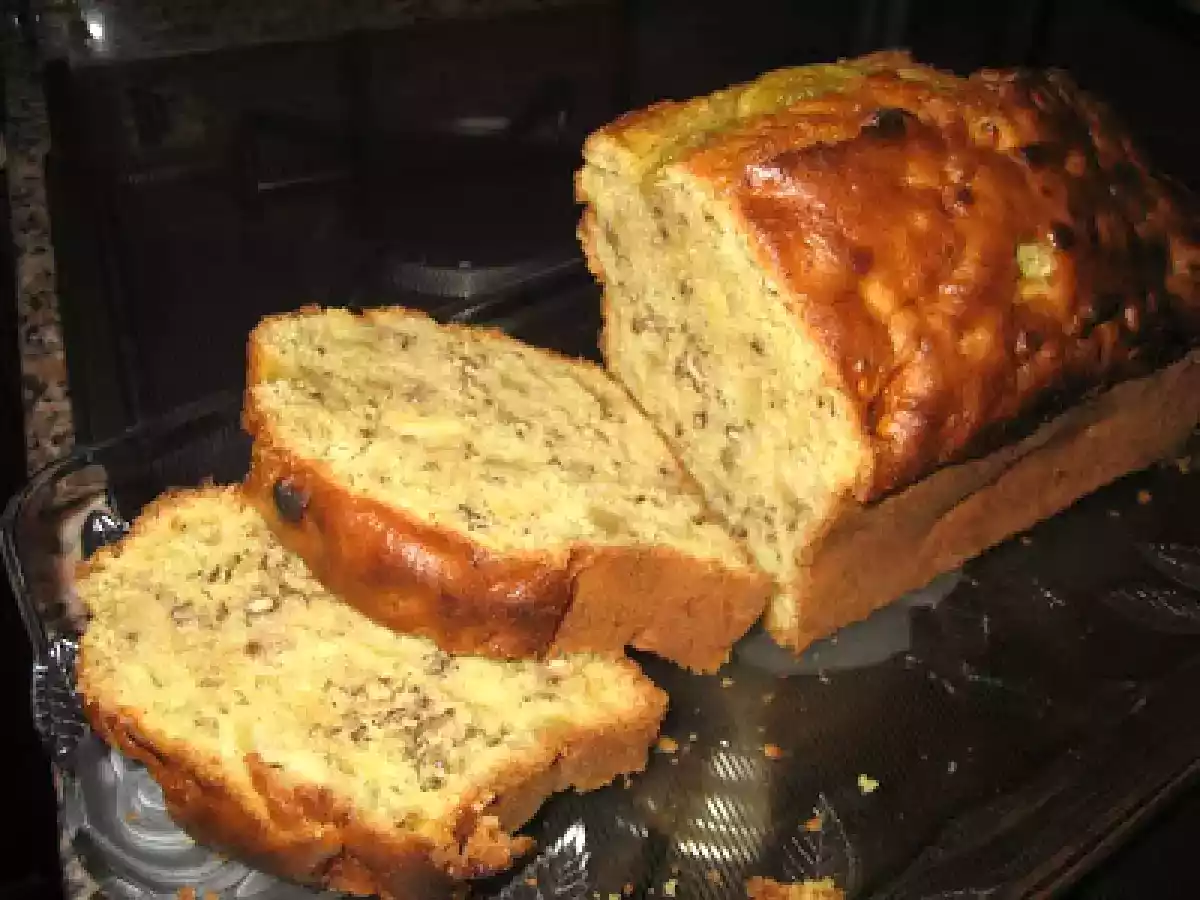 Bolo de maçã e nozes