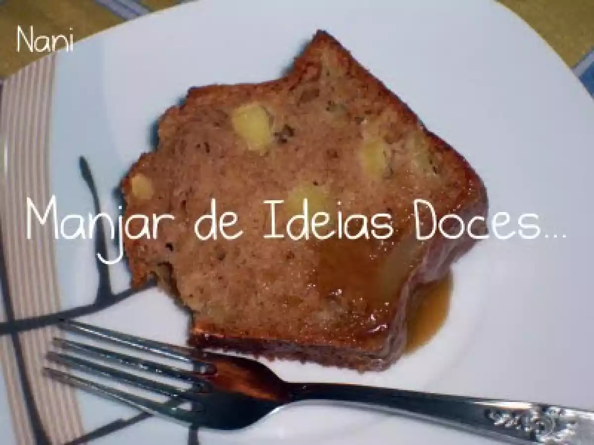 Bolo de Maçã e Pêra com Molho de Caramelo - foto 3