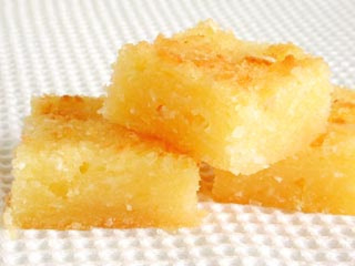 Bolo de Mandioca com Leite de Coco