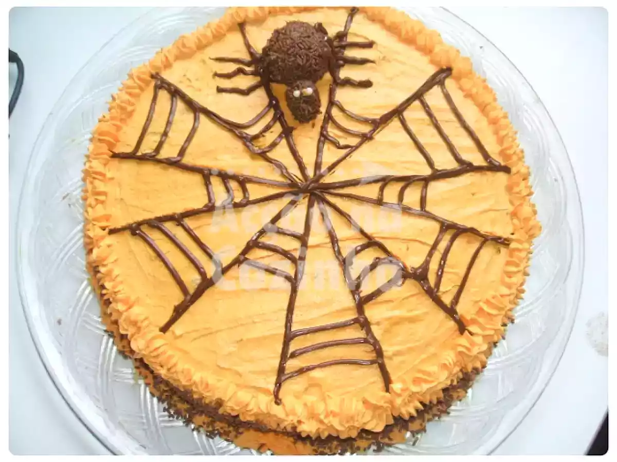 Bolo de Mel de Cana e Côco para o Halloween