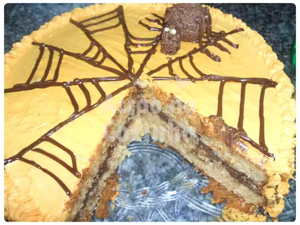 Bolo de Mel de Cana e Côco para o Halloween - foto 3