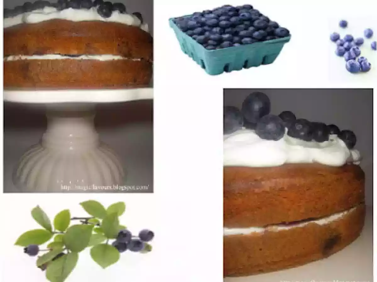 Bolo de mirtilos com natas azedas e creme glacé - foto 4