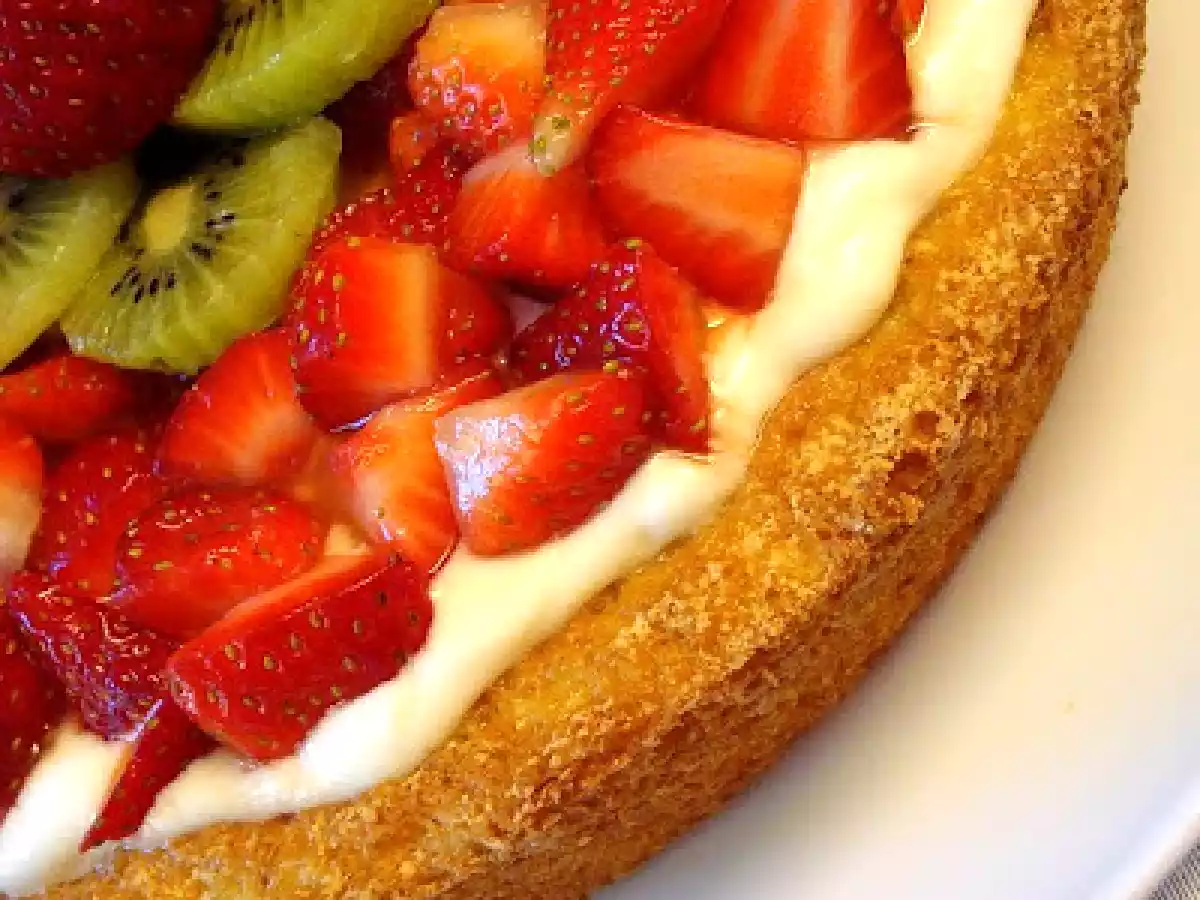 Bolo de Morango com Adoçante