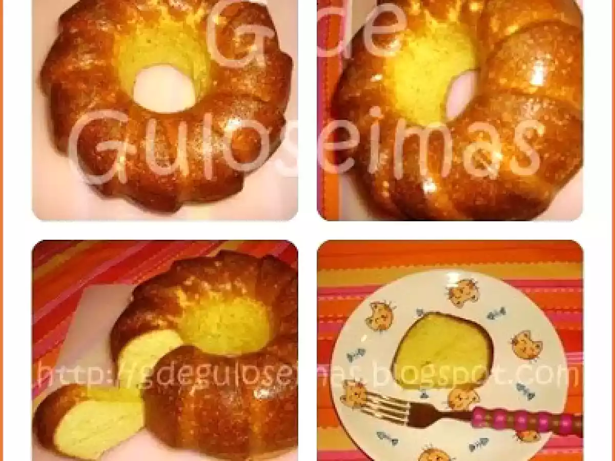 Bolo de Natas com Custard