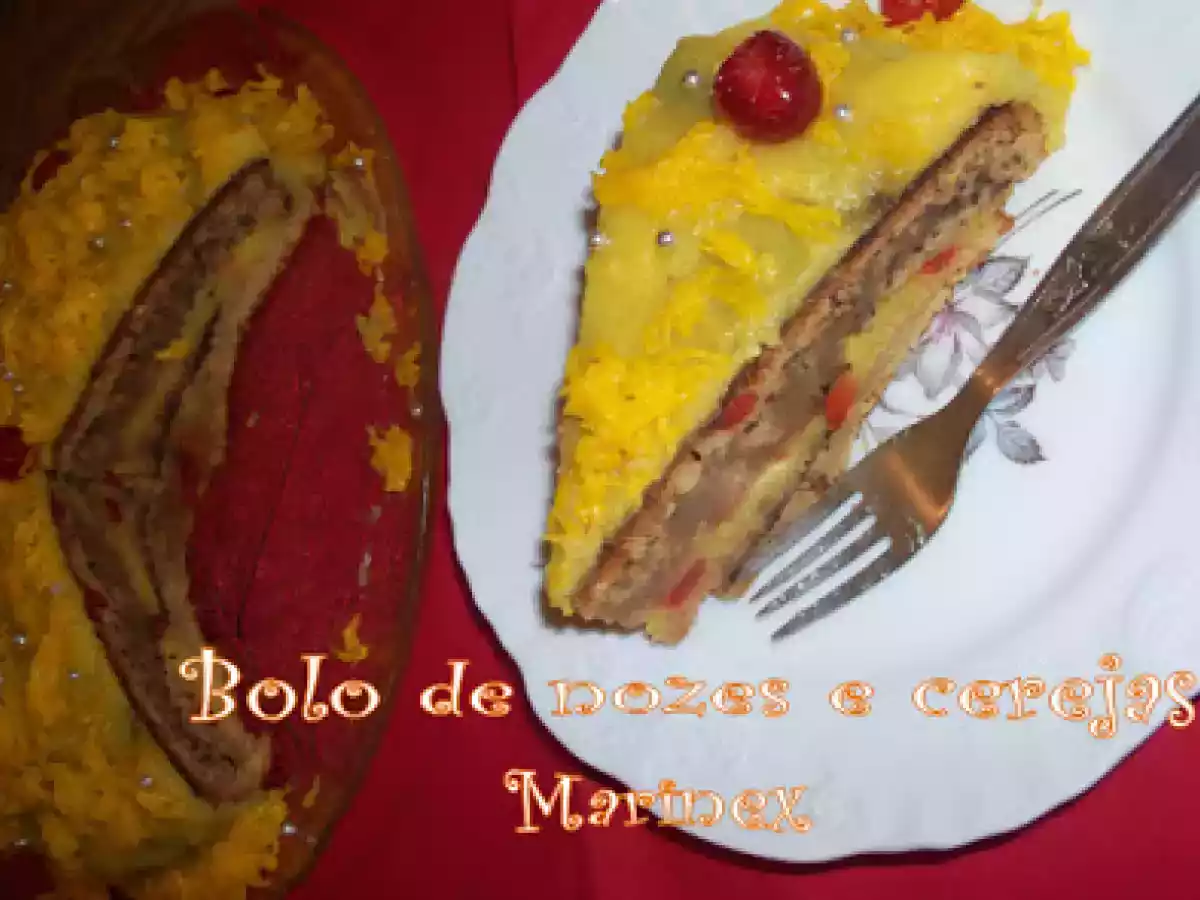 Bolo de nozes e cerejas - foto 3
