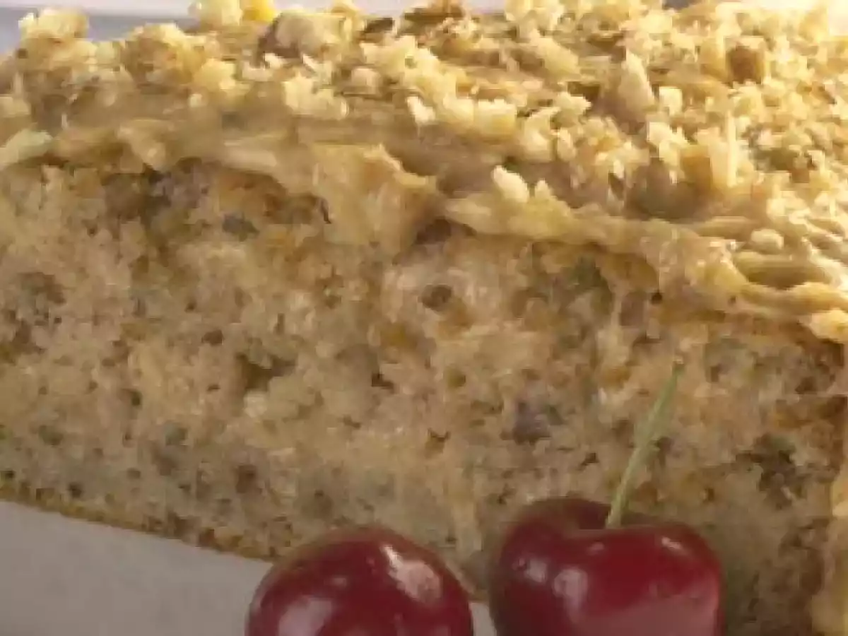 Bolo de Nozes Fofinho