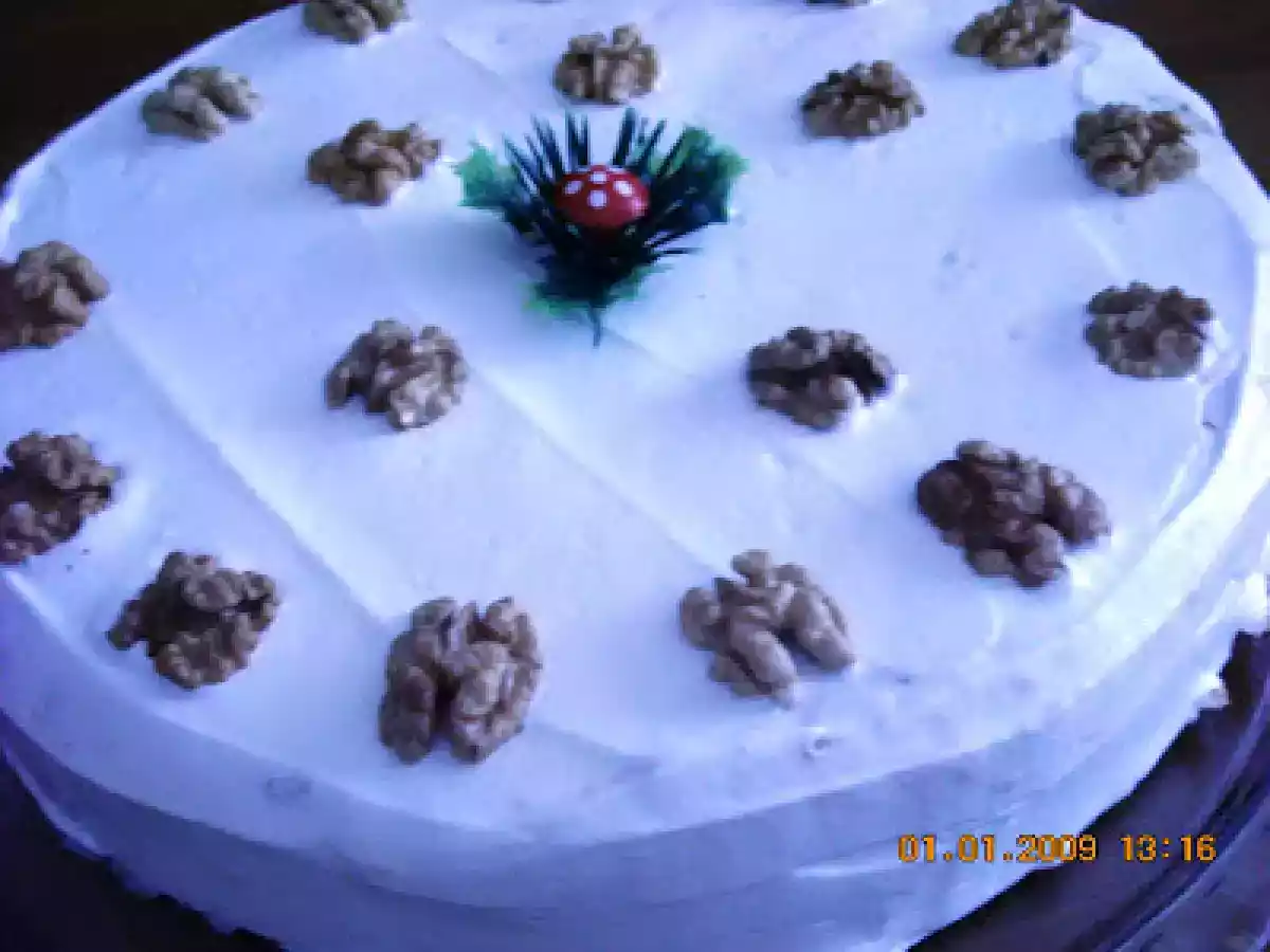 Bolo de Nozes Natalicio