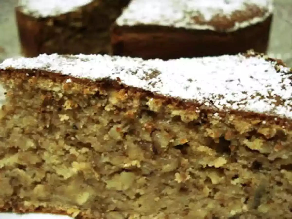 Bolo de Nozes - Super fofo e delicioso !