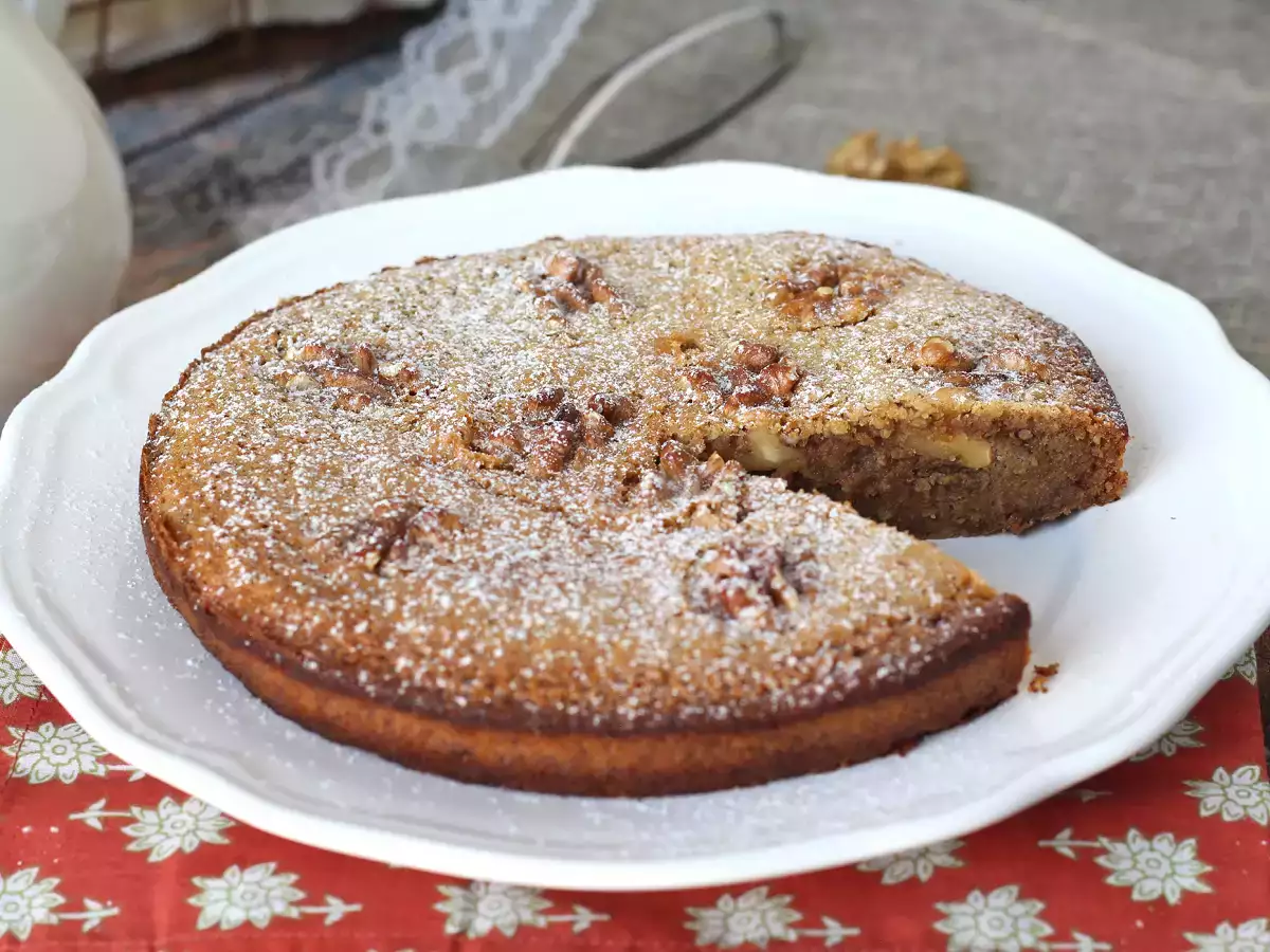 Bolo de nozes superfácil feito com apenas 4 ingredientes - foto 3